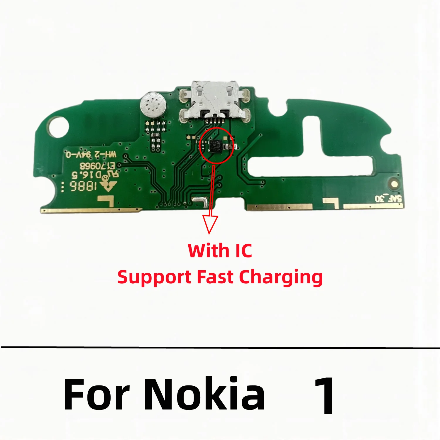 USB Charger Dock Connector Board Charging Port Flex Cable For Nokia 1 Plus 1.3 1.4 2 2.1 2.2 2.3 2.4