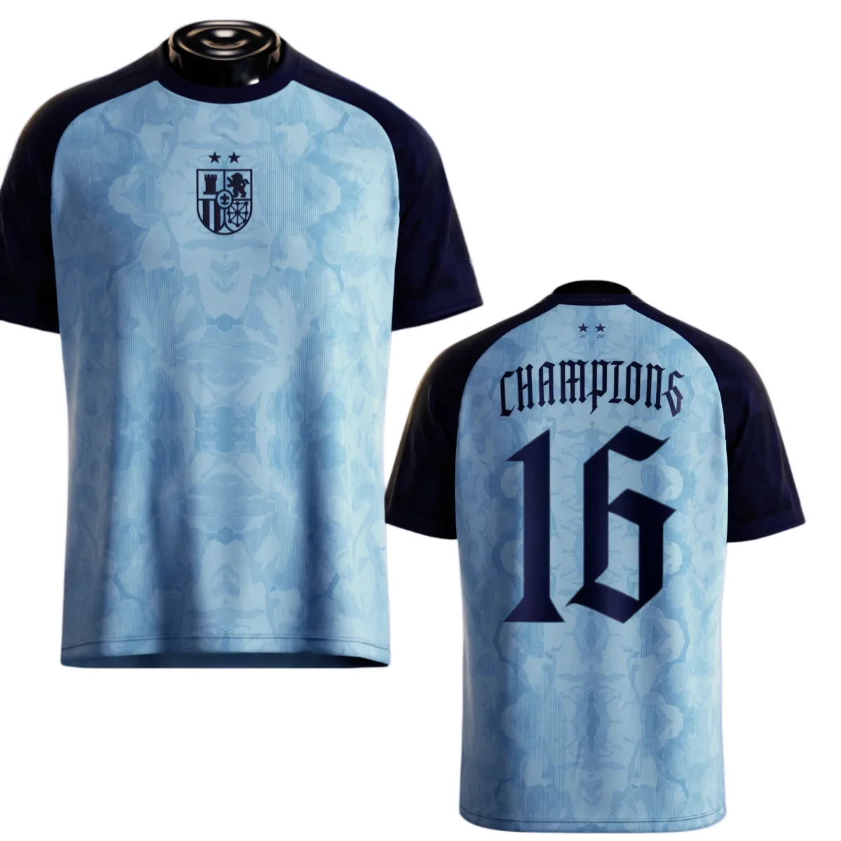 2026 Summer Spain Football league Jersey 3D T-shirt Men's women's Comfortable and breathable Short sleeve Sweatshirt Tops