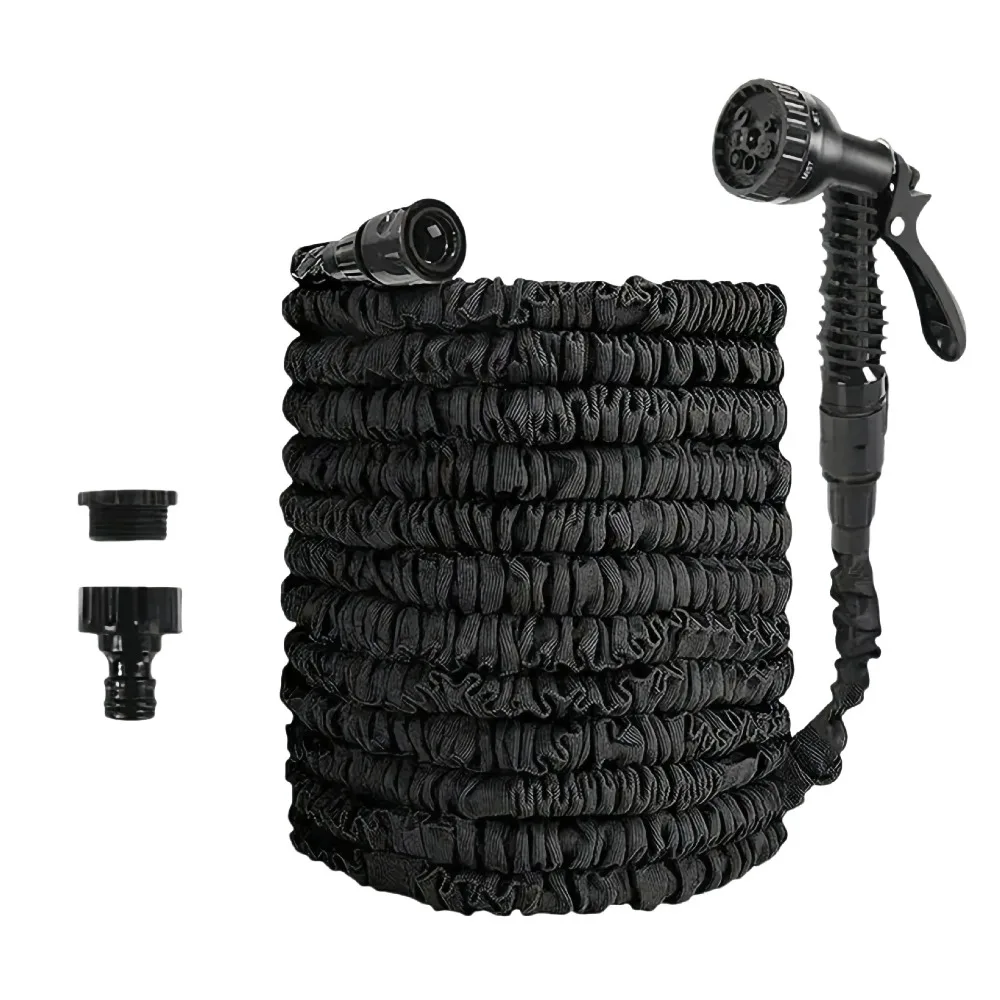 Plastic Material Expandable Magic Hose 7 Spraying Functions Lightweight Garden Watering Hose Durable Materials