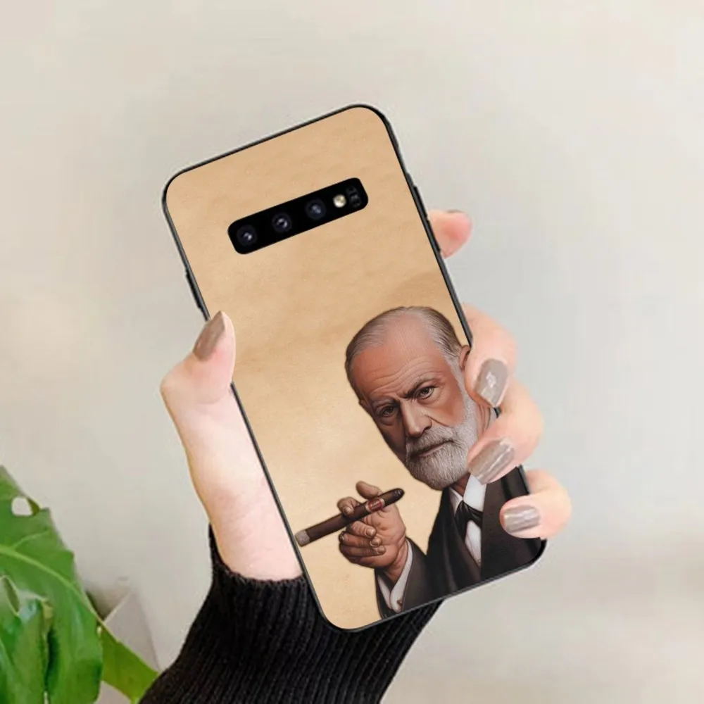 Sigmund psychoanalysis Freud Phone Case For Samsung S 9 10 20 21 22 23 30 23 24 plus lite Ultra FE S10lite Fundas