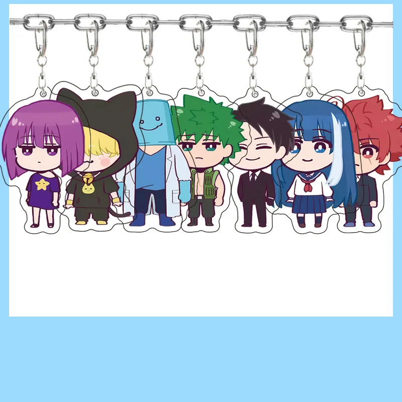 مهمة: Yozakura Family Asano Taiyo الاكريليك متعة المفاتيح الفتيات هدية مفتاح سلسلة حقيبة Charms تذكارية قلادة مجوهرات اكسسوارات