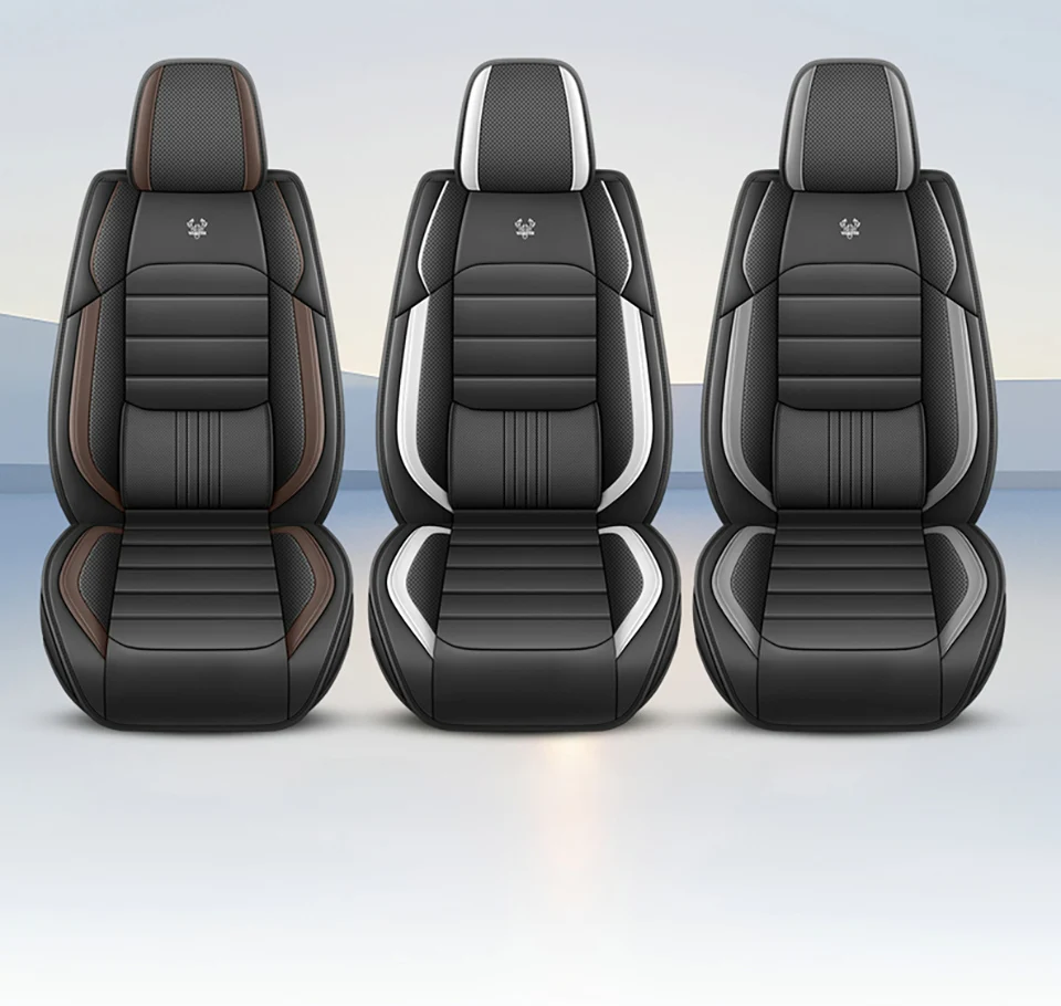 2025 PU-Leder LUXURY Autositzbezüge für Jeep Liberty KJ Jetta MK6 Ford Fusion Jeep Renegade Komplettset Innenausstattung – Detail 5