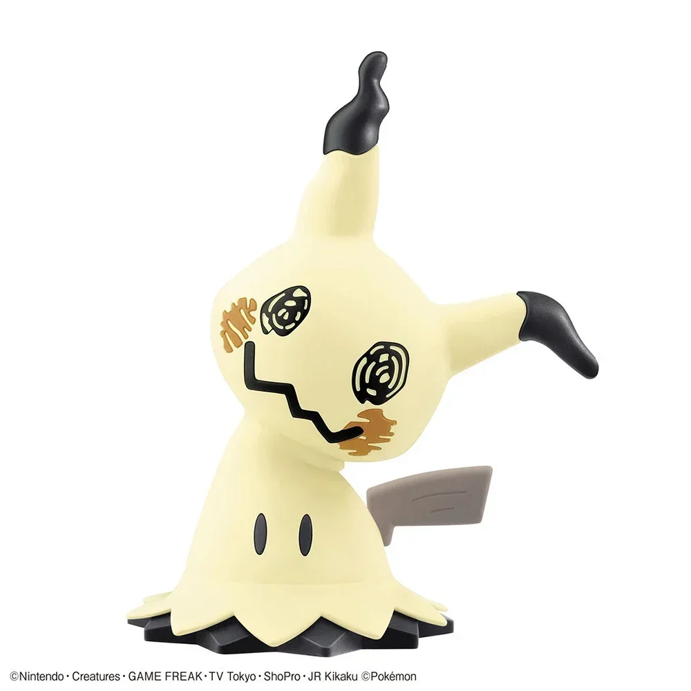 Anime Original Bandai Pokemon Figures Kit Quick Series Mimikyu 9.5Cm Manual Assembly Collectible Ornaments Figure Model Toys