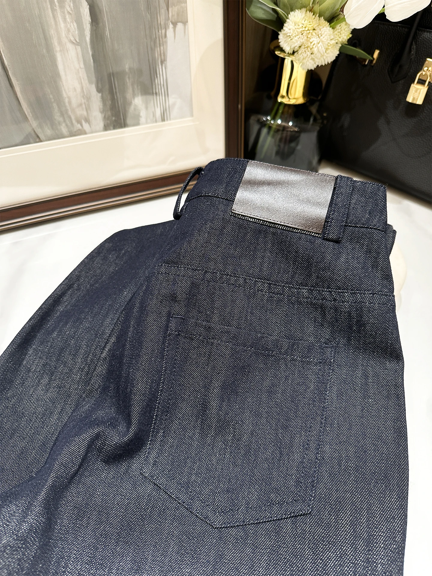 

mat Wide Leg Straight Tube Jeans Women's Sle Super Beautiful High Waist Cotton Blend Comfortable Breathable Commute