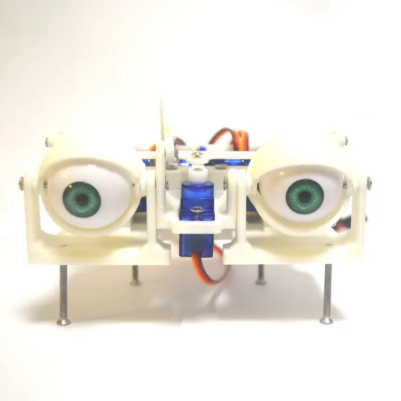 SG90 3D printed robot eye model ESP32 PS2 controller programmable DIY robot eye model