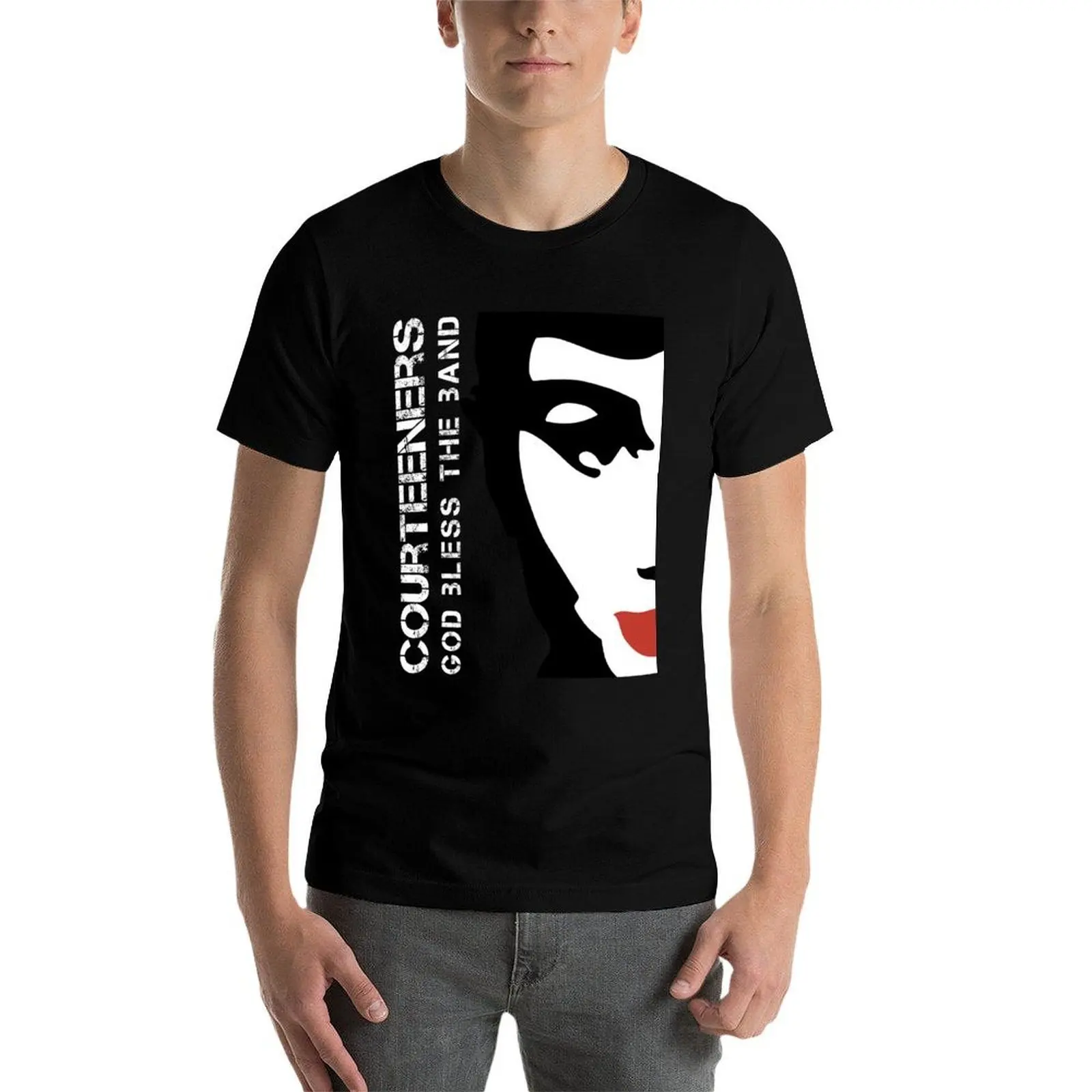 เสื้อยืดลายวงดนตรี Courteeners god bless the band เสื้อยืดผู้ชาย เสื้อยืดลำลองตลกๆ เสื้อยืดอนิเมะผู้ชาย