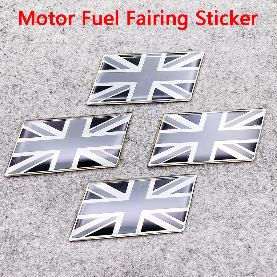 

Universal Alloy Union Jack United Kingdom National Flag Motorcycle Stickers Decal Car Truck Scooter 3D Adhesive Emblem Badge