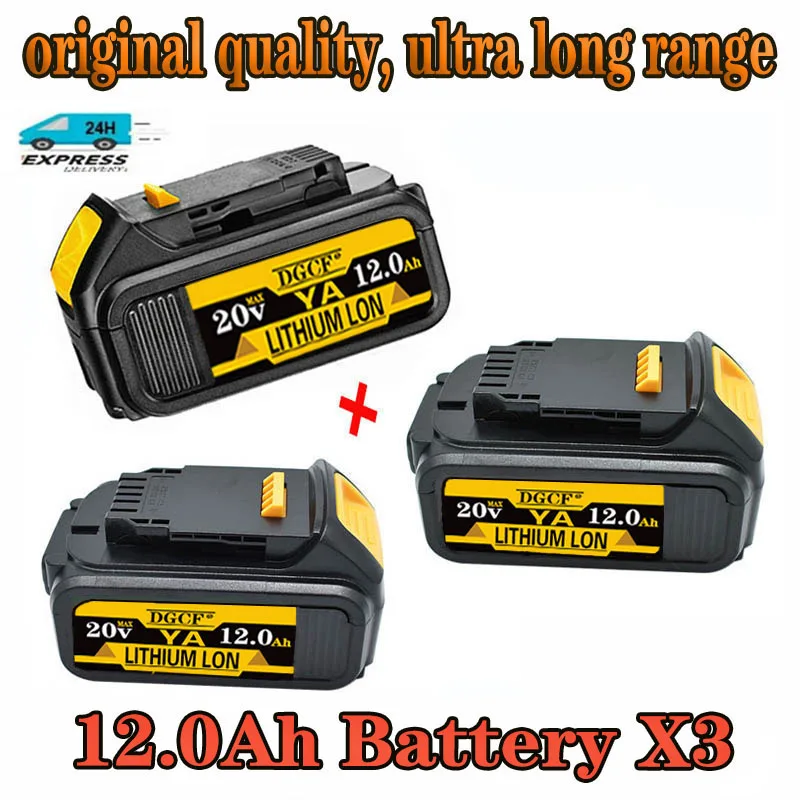 

100% Original 20V 6.0Ah MAX Battery Power Tool Replacement for DeWalt DCB184 DCB181 DCB182 DCB200 20V 8A 6A 18Volt 20v Battery