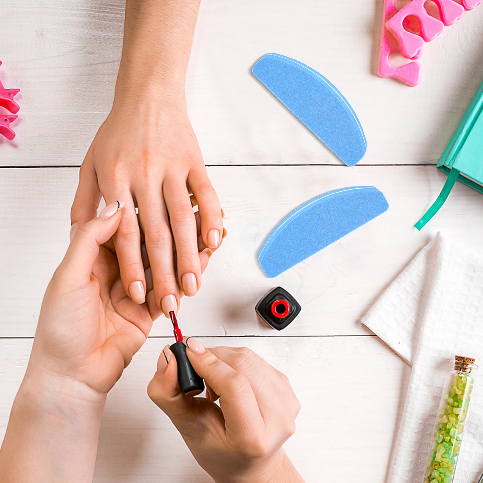 

20Pcs Mini Sponge Buffing Files Nail Shaping Tool for Natural Acrylic Nails Pedicure Manicure Supplies High Quality Polishing