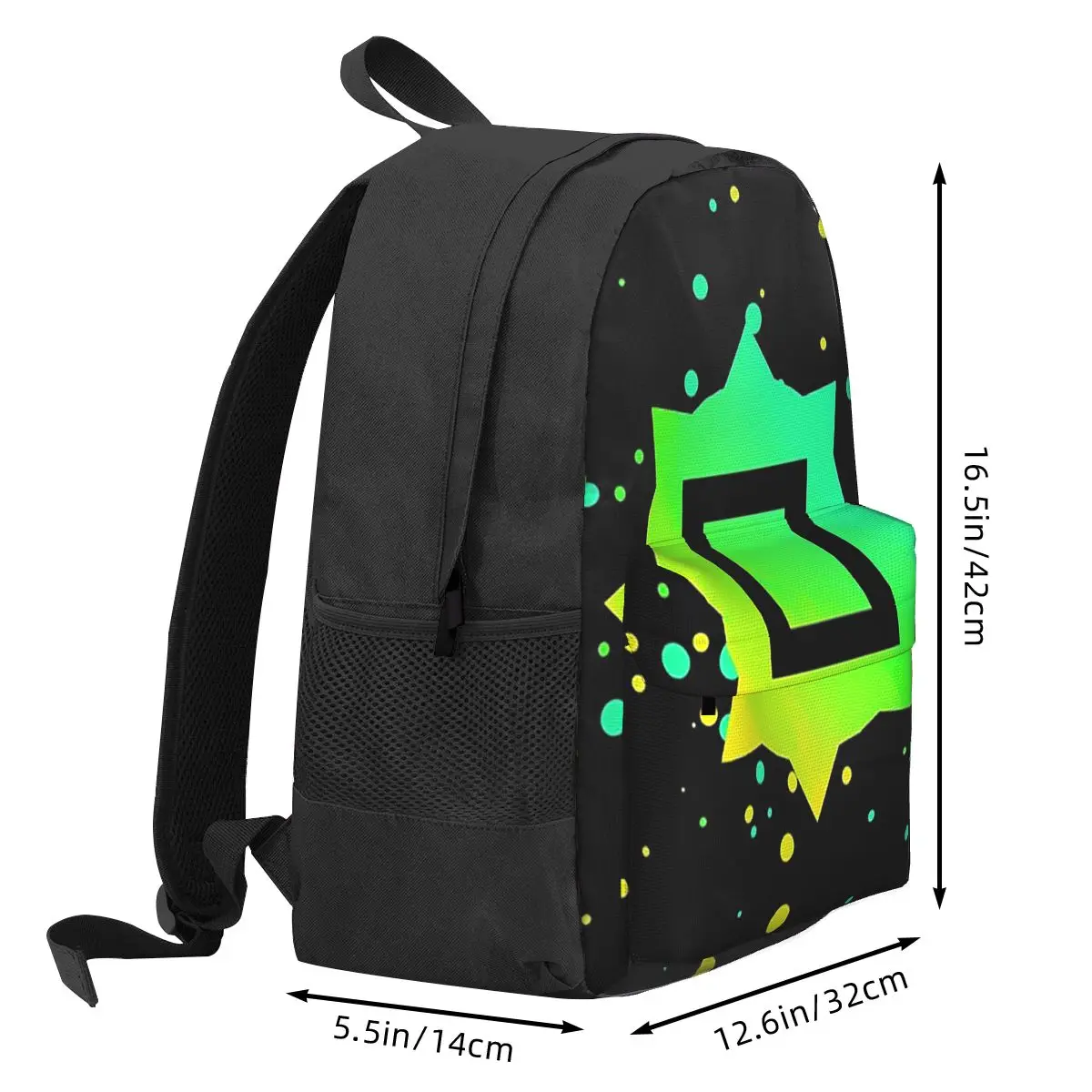 Just Shapes And Beats Blixer Square Backpack Student BookBag Children School Bag Computer Shoulder Bags for Men Women