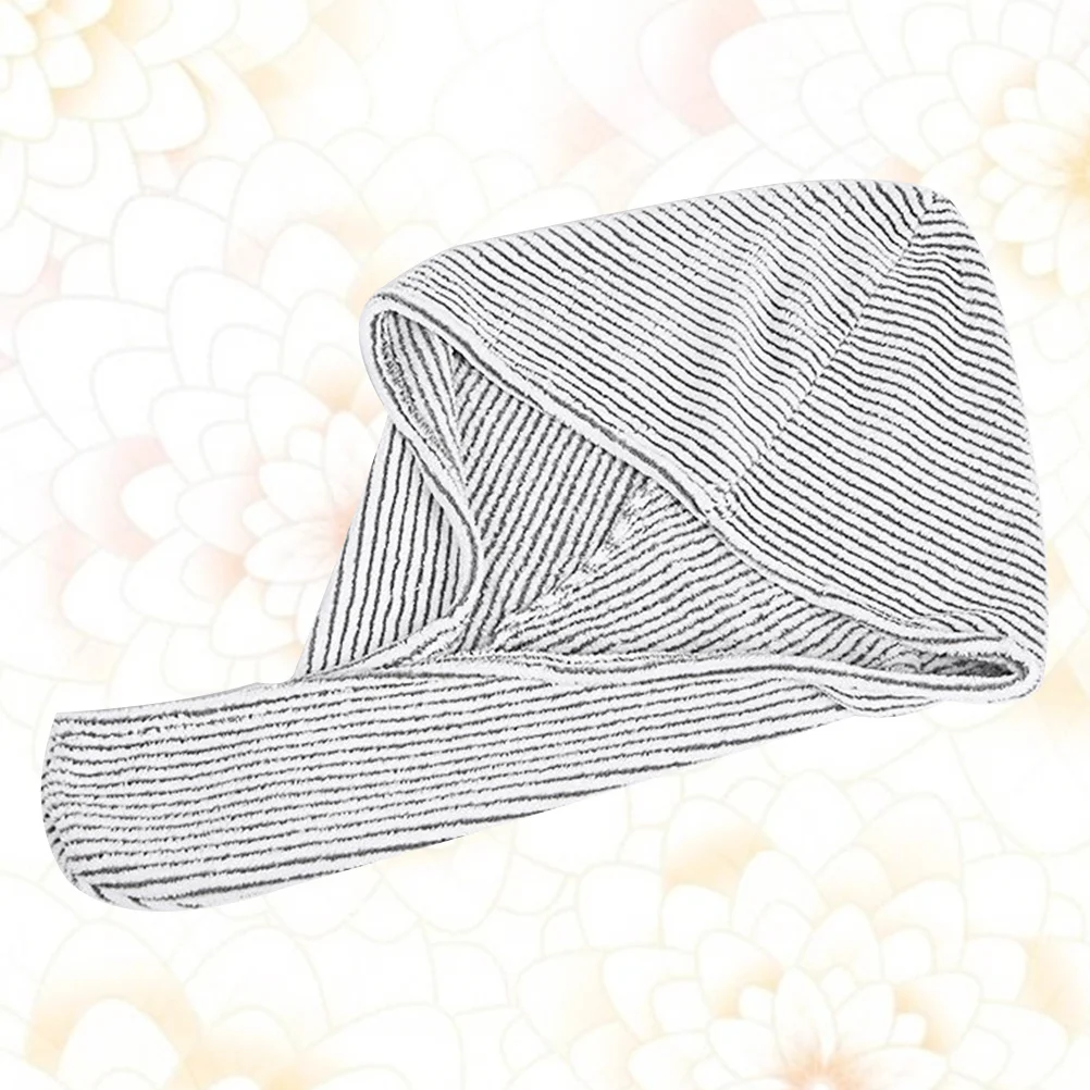 غطاء شعر جاف من الألياف، منشفة سريعة الجفاف، لفافة شعر ماصة للحمام والسفر، خفيفة الوزن وإزالة الرطوبة بسرعة #3