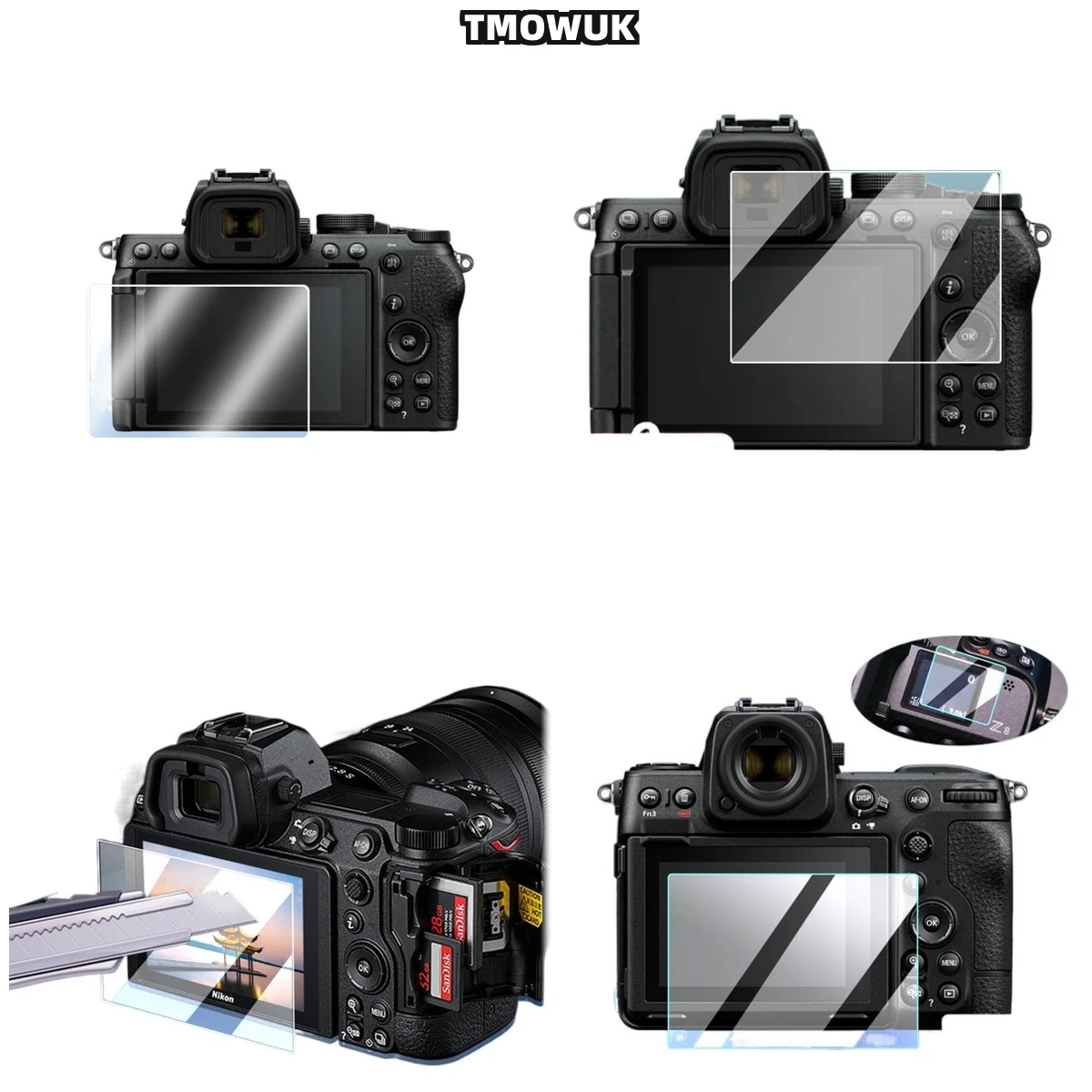 

For Nikon Z50, High Definition LCD Protective Film, 9H Tempered Glass