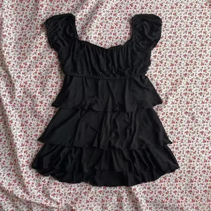 Sweet Girl Camis Women Clothes Harajuku Lace Sexy Korea Casual Kawaii Tank Top Femme Aesthetic Japanese Graphic Y2k EMO Crop Top