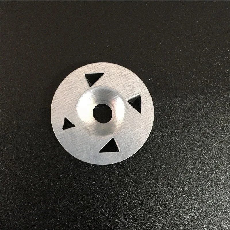 32mm Four Claw Washers 86 pcs, Durable Iron Material, Pre-Drilled Center Hole, for Floor Tile Installation