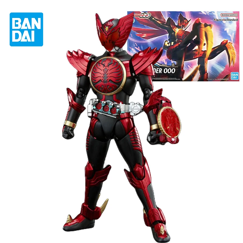 

Original Bandai Figure-rise FRS Kamen Rider 000 Anime Figure Trendy Toy Doll for Boy Girl Birthday Gifts Collectible Decoration