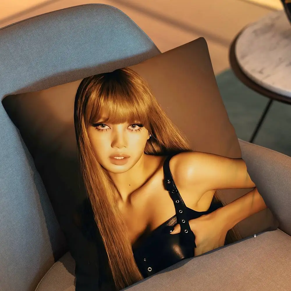 Global Top Tier Sensation LISA Pillow Case Office Cushions Suitable For Sofa Car Bedroom Decorative Cushion Cover