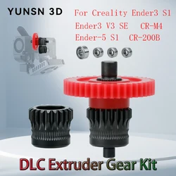 Обновленная шестерня экструдера для Creality Ender3 S1 V3 SE Ender-5 CR-10 Smart Pro, закаленная сталь, DLC-покрытие, аксессуары для 3D-принтеров