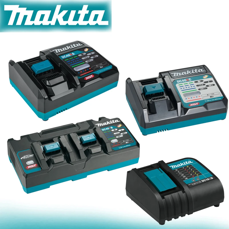 Makita Bateria de Lítio Carregador Ferramenta Acessório Carregador Optimum Rápido Display Digital Xgt Dc40ra Dc40rb Dc40rc Dc18sd 40v 18v