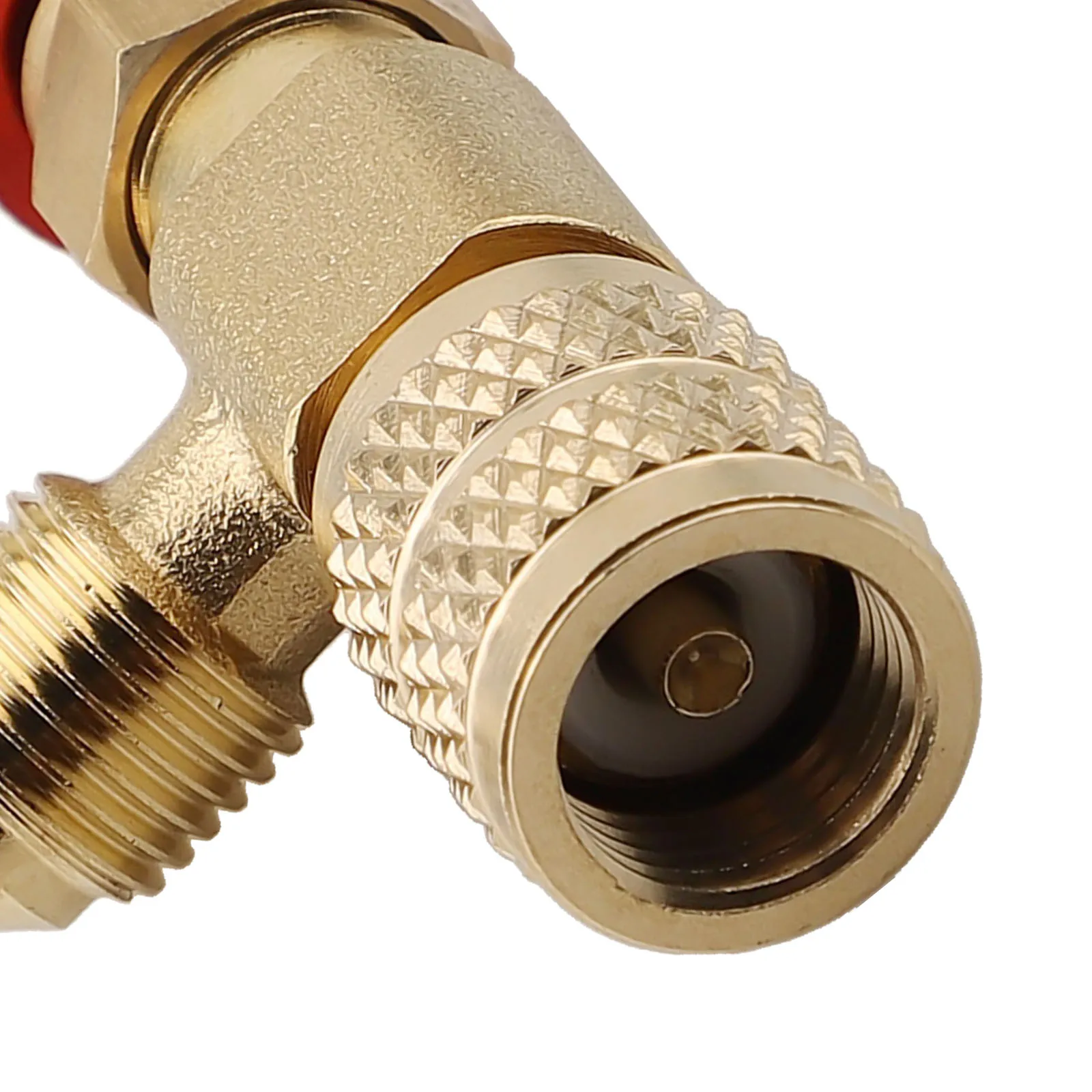 Available With R410 Safety Valve Safety Valve For Air Conditioning Fluoride Handle Aluminum High-Quality Brass Material