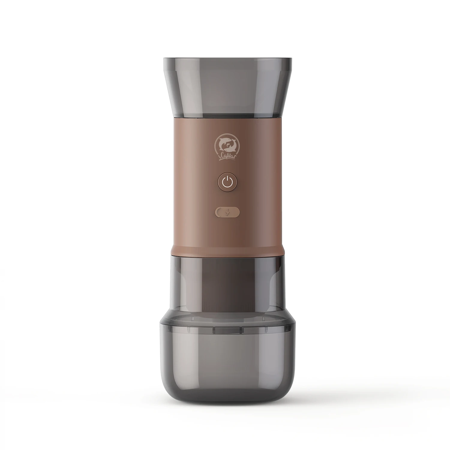 Electric Coffee Grinder 25 Gears Adjustable 24W Portable USB Rechargeable Stainless Steel Minimalist
