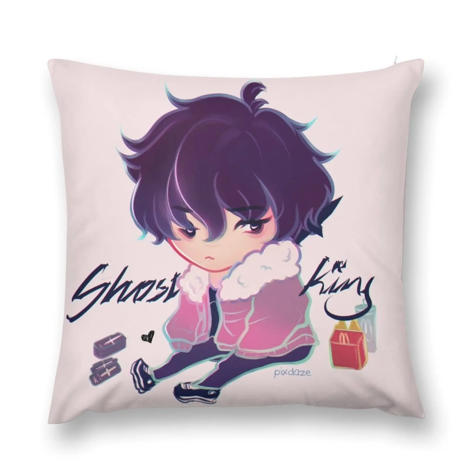 Ghost King - Nico Di Angelo Throw Pillow Cushion Covers For Living Room Pillowcase Cushion pillow