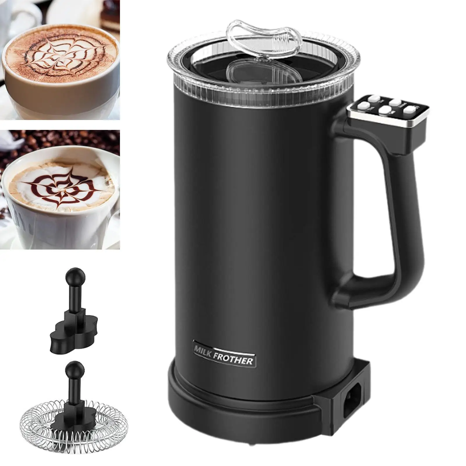 

Milk Frother 11.8oz/350ml Electric Milk Frother and Steamer for Coffee Latte
