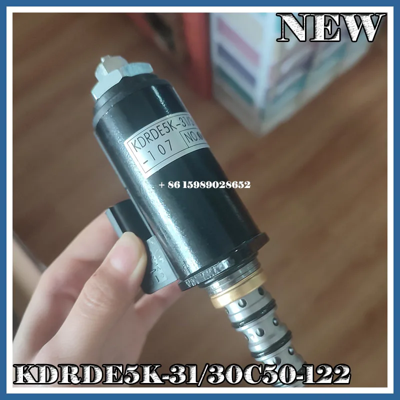 

Электромагнитный клапан YB35V00005F1 KDRDE5K-31/30C50-107 для Kobelco SK200-6E, детали экскаватора