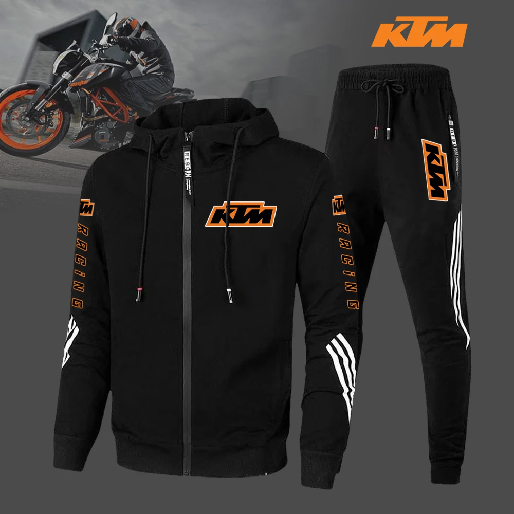 New Fashion Sports Men\'s Cycling Motorcycle Racing KTM Set High Quality Outdoor Bicycle Set KTM Clothing Men\'s 2024