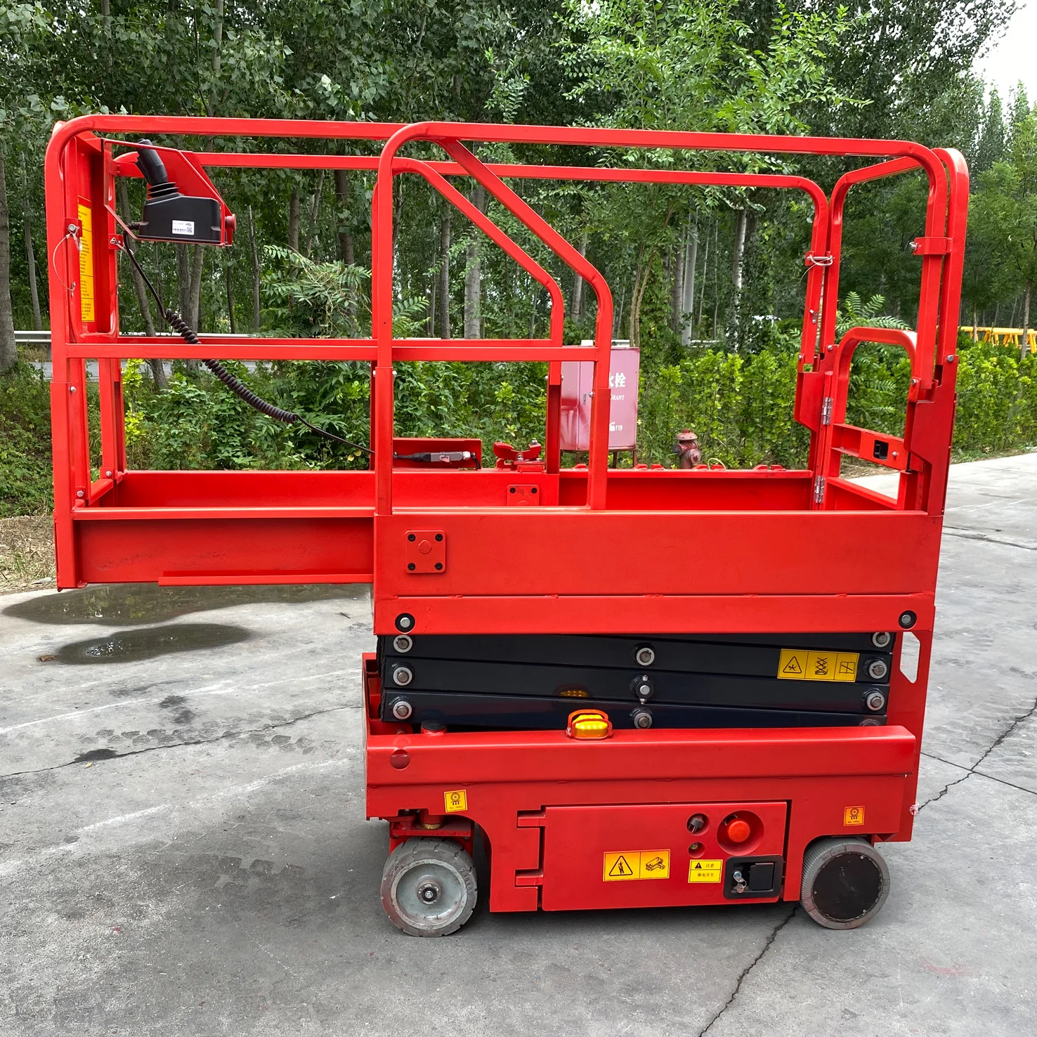 Factory Direct Mini elektrische schaarheftafel 4m-6m CE-gecertificeerde belasting 300kg