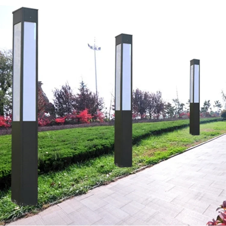 community lawn landscape lamp garden pillar light square park wrought iron villa customized decorative lighting