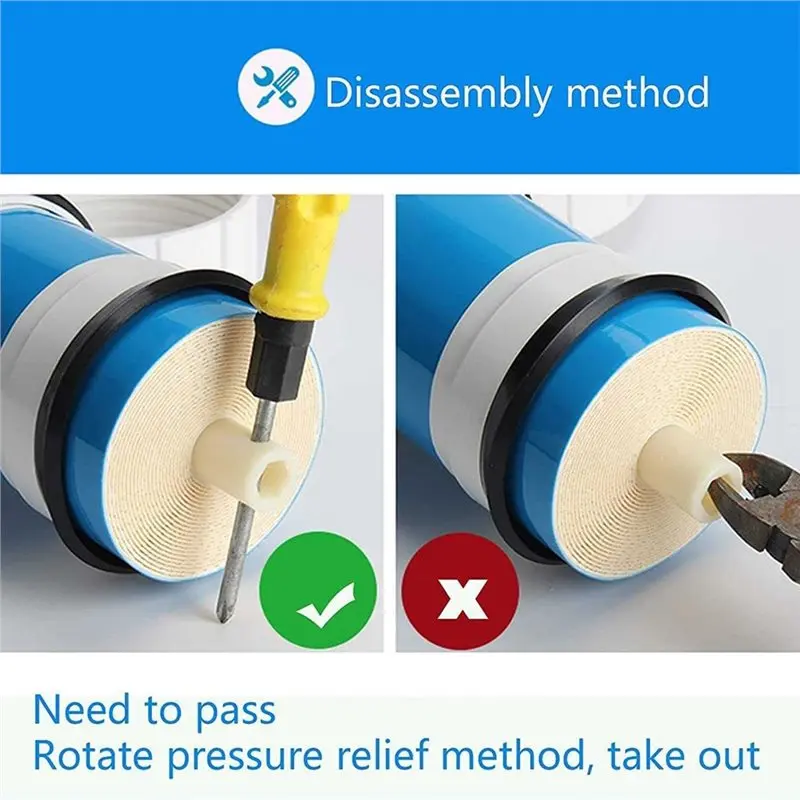 A65T-RO Membrane Water Filter Cartridge Reverse Osmosis 400GPD Household Replaceable Purifier Drinking Water Treatment Unit