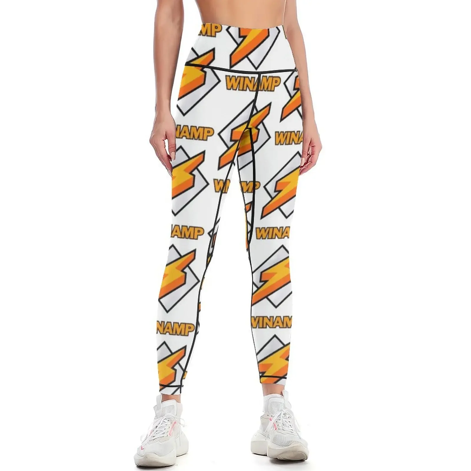 

Winamp logo Leggings sportswear woman gym 2025 push up tights for Legging sexy woman high waist Womens Leggings