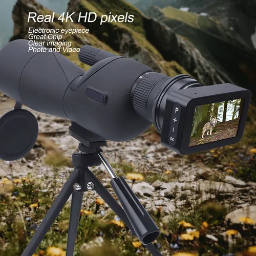 Imagen 2 del producto Cámara ocular de telescopio 4K HD, monitoreo en tiempo Real, ocular electrónico, pantalla a Color, ocular para observación de aves