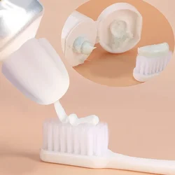 3/1Pcs Squeezing Toothpaste Device Toothpaste Cap Self-Closing Edible Silicone Toothpaste Pump Dispenser Bathroom Supplies