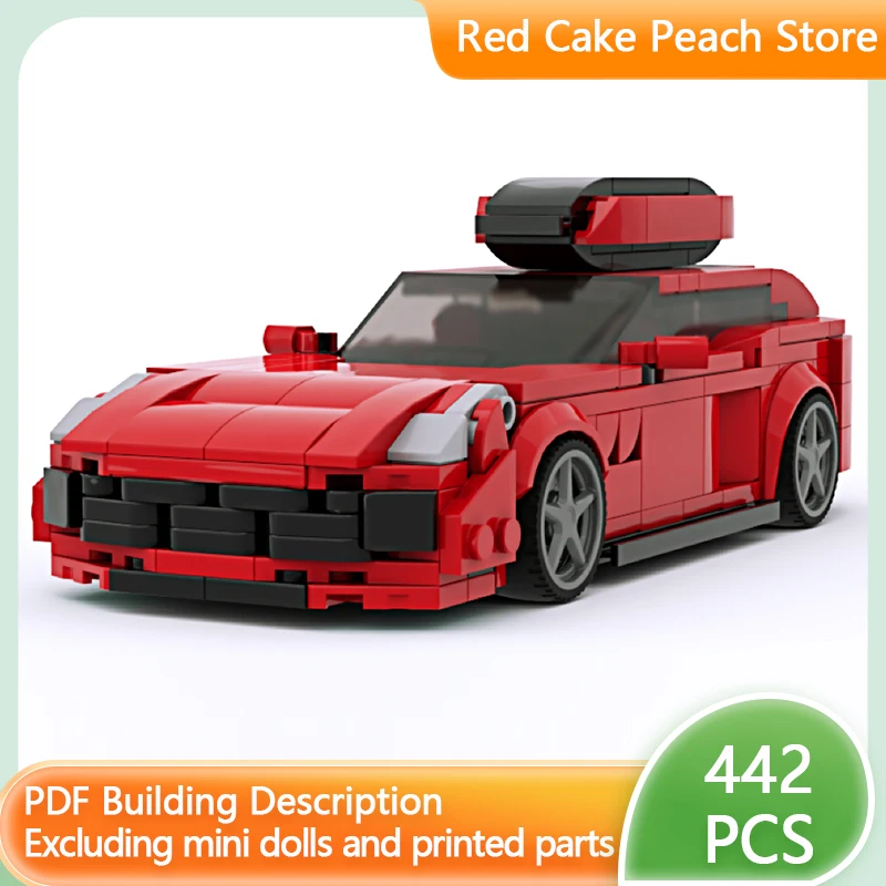 

Модель скоростного гоночного автомобиля MOC, строительные кирпичи GTC4, роскошный спортивный автомобиль, модульная технология, детские праздничные подарки, сборные игрушки, костюм