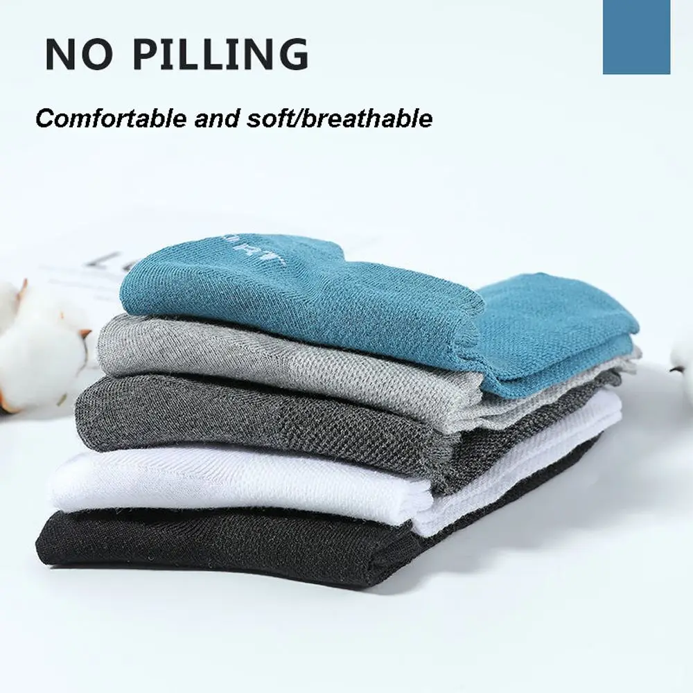 

10 пар/лот, 10 пар/лот, короткие хлопковые сетчатые тонкие носки высокого качества, спортивные носки, мужские носки, низкие носки