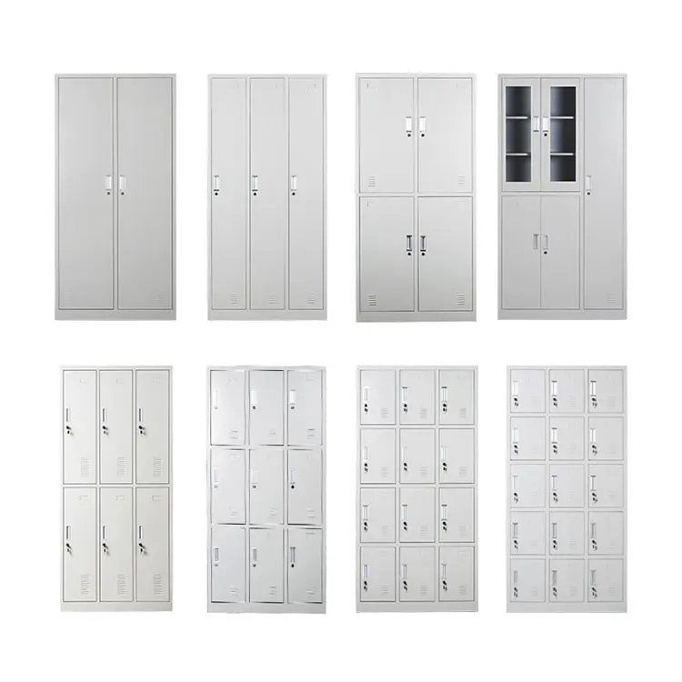 الصلب ألميرا 6 أبواب خزانة الصلب خزانة مخصصة خزانة معدنية خزانة الصلب ألميرا خزانة الملابس #5