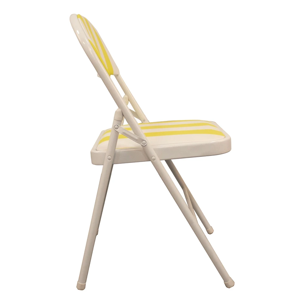 !@Modern Design Stackable Custom PU Leather Eco-Friendly Folding Dining Chair for Events and Home