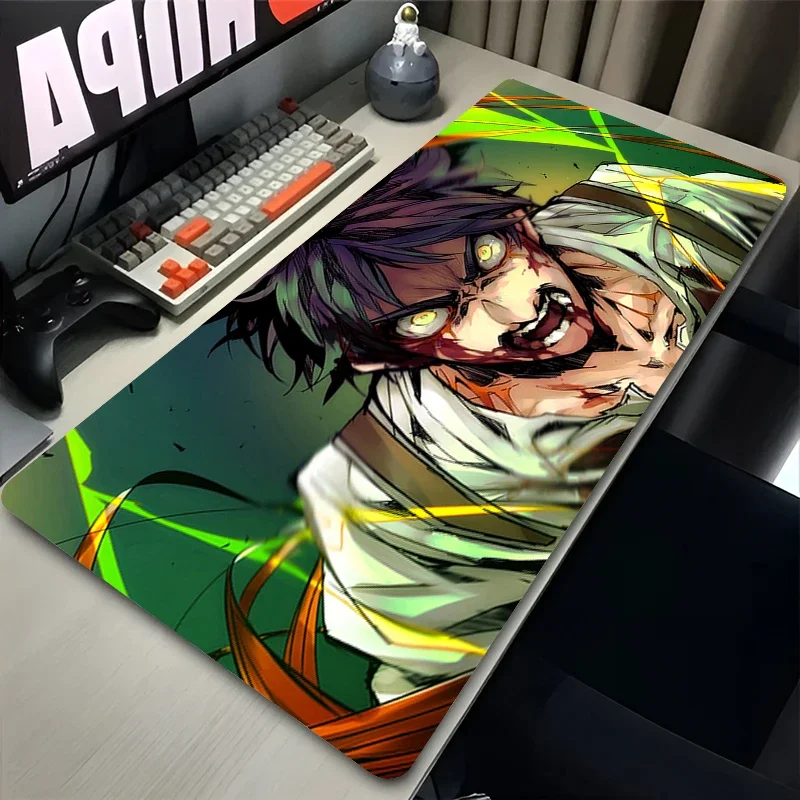 CIFBUY Attack on Titan Anime Large Gaming Mouse Pad Eren Manga Collage Desk Mat Anti-slip Keyboard Mousepad