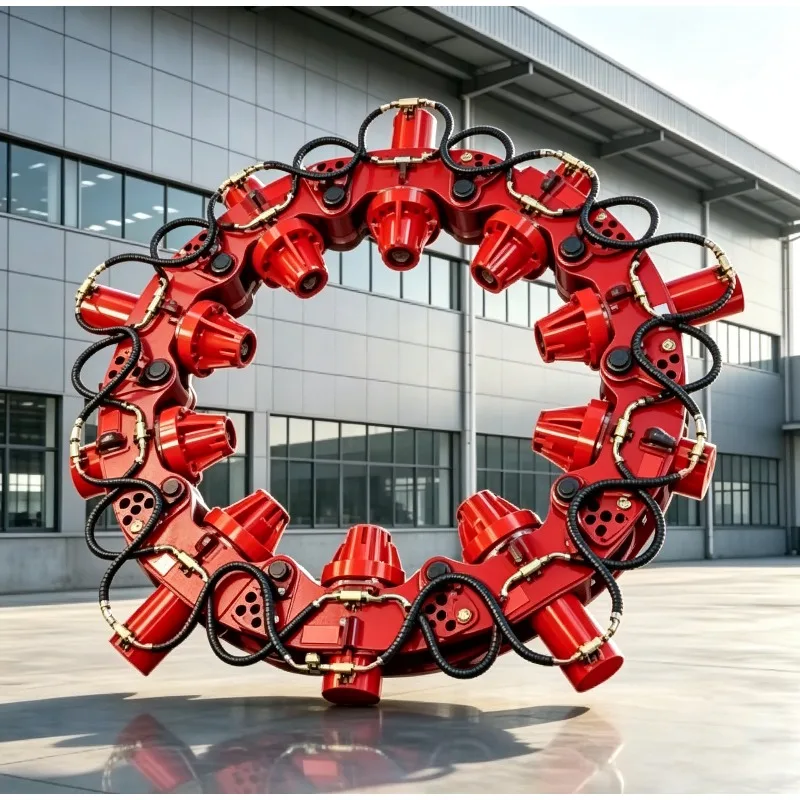 Best-Selling Efficient Concrete Pile Head Breaking Cutter Round Type Hydraulic Pile Breaker Cutter for 20‑40T Excavators