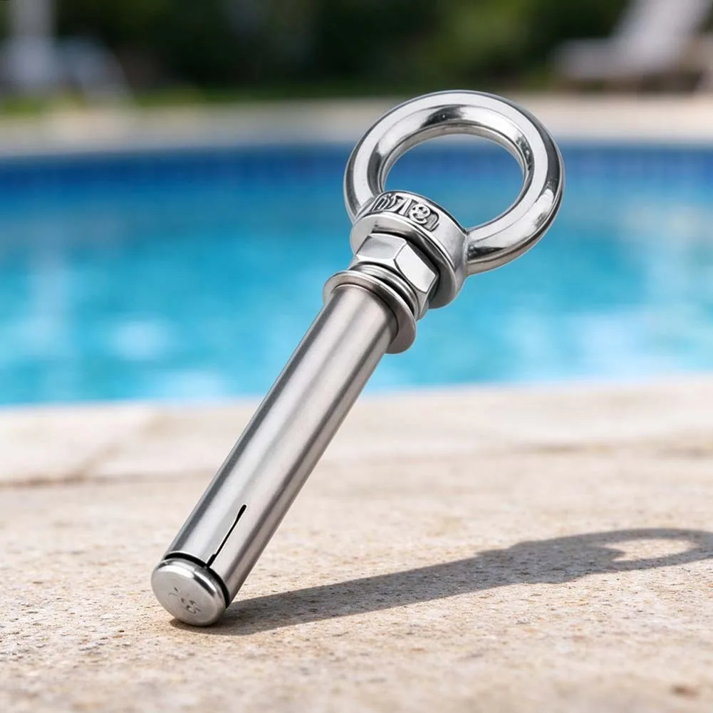 35mm Metal Expansion Screw for Swimming Pool Lane Lines For Durable Water-Resistant Fixing Hardware for Aquatic Facilities