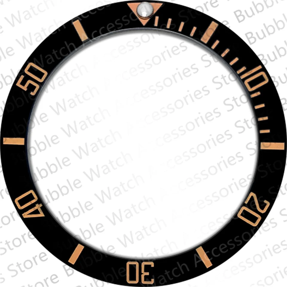 40mm*31.5mm Green Blue Black Ceramics Bezel Insert Fit For Rlx Sub Mechanical wristwatch