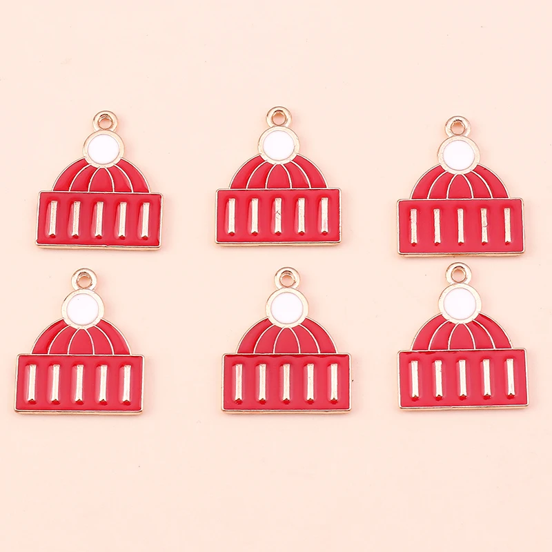 10 Stück Mix süße Weihnachtsmann Charms Emaille Weihnachten Schneemann Stiefel Charms Anhänger für Schmuckherstellung DIY Ohrringe Halskette Geschenke – Detail 33