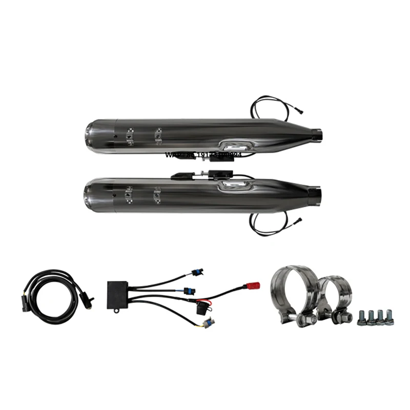 2023 HD Road Street Glide CVO 121 Eclipse Electronically Adjustable Exhaust System Performance New Perfect Fit Keybear