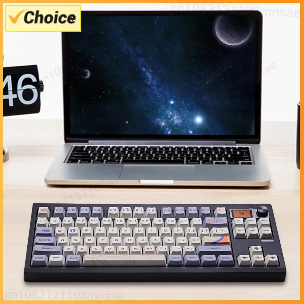 

GMK87 Mechanical Keyboard Kit Gaming Keyboard With Knob&screen Silent Keyboard Bluetooth-Compatible/2.4Ghz/ Type-C for PC Laptop