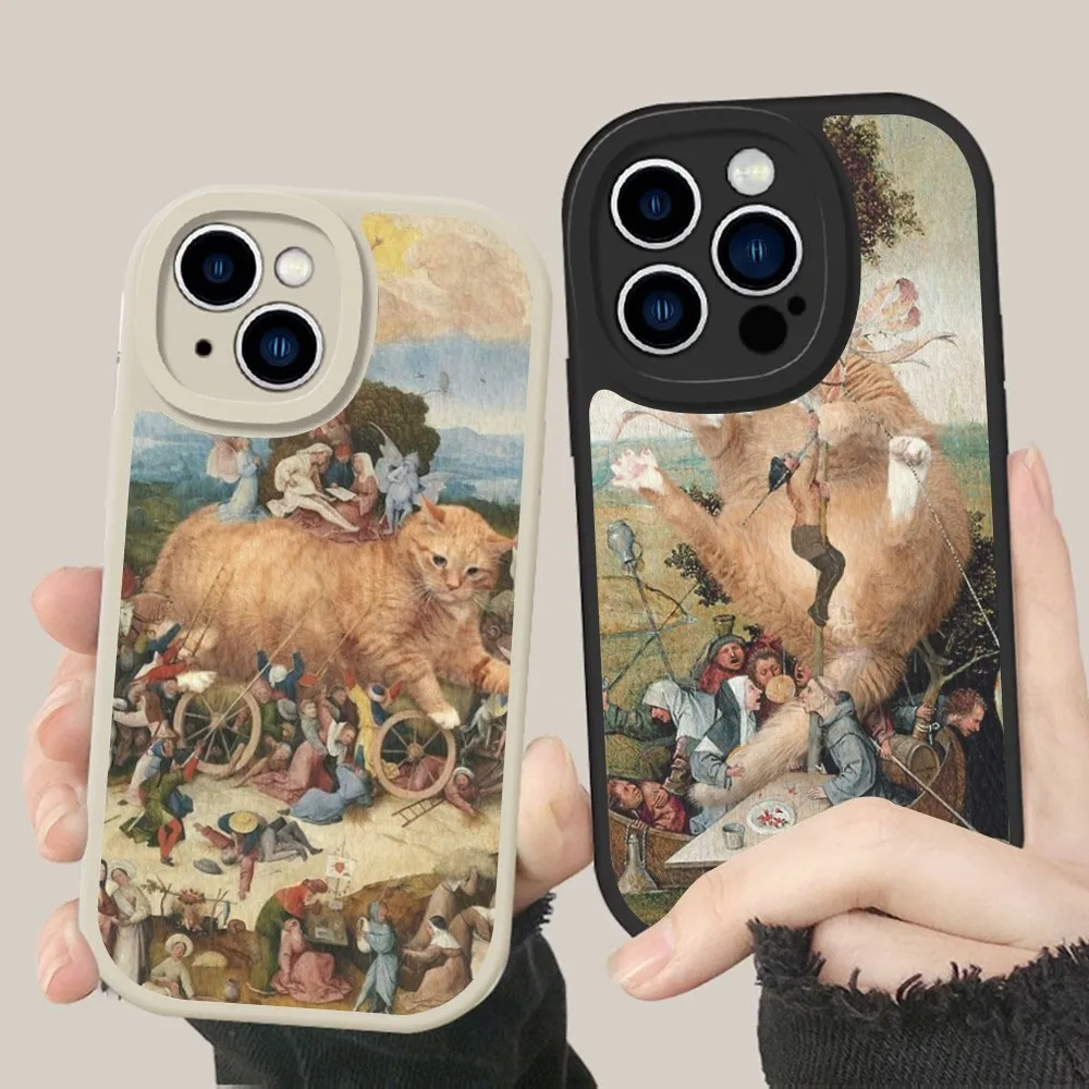 Hieronymus Bosch Art Painting Bumper Phone Case Hard Leather For iPhone 14 13 12 Mini 11 14 Pro Max Xs X Xr 7 8 Plus Fundas