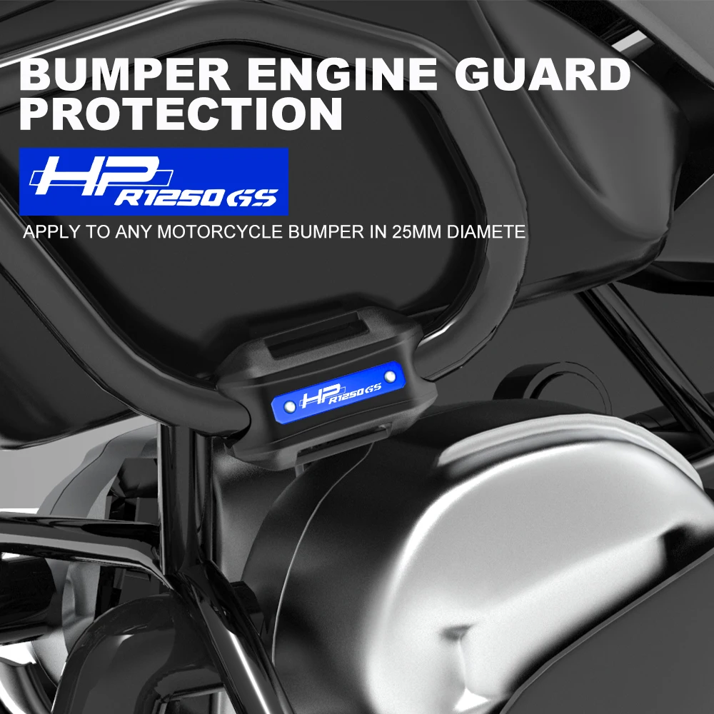 

2023 25mm Motorcycle For BMW HPR1250GS HP R1250GS R 1250 GS 2019 2020 Crash Bar Bumper Engine Guard Protection Decorative Block