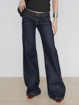 Women's Slim Fit Flared Jeans Y2K Vintage Low Rise Stretch Denim Pants with Embroidery Distressed Style for Everyday Outfits 3 Women's Slim Fit Flared Jeans Y2K Vintage Low Rise Stretch Denim Pants with Embroidery Distressed Style for Everyday Outfits 3