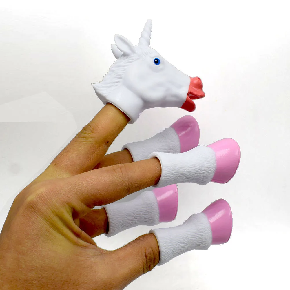 Nieuwe Pegasus Vinger Pop Speelgoed Grappige Vierbenige Hoef Eenhoorn Verhalen Kinderen Educatief Speelgoed Vinger Poppetspeelgoed