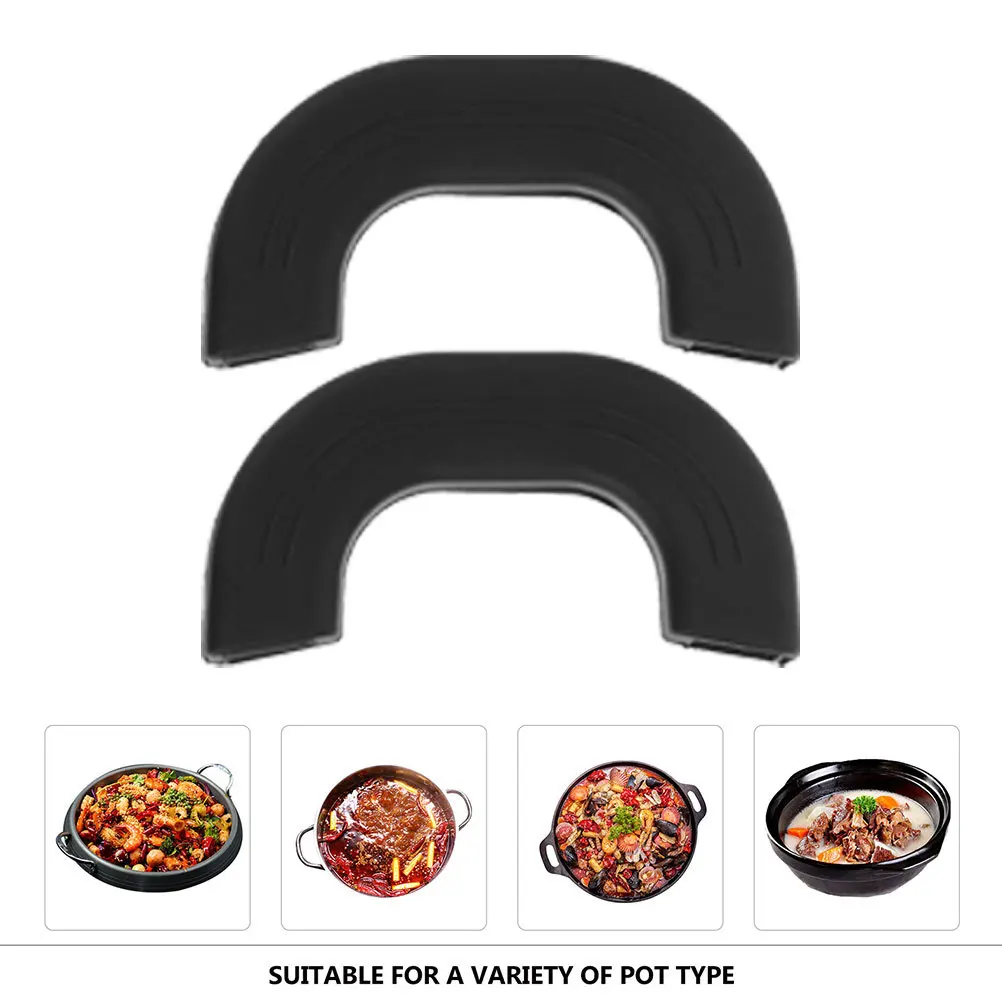 

5Pairs Silicone Pot Handle Covers Heat Resistant Non Slip Pan Handle Sleeves Kitchen Pots Pans Oven Teapot Cookware Grips
